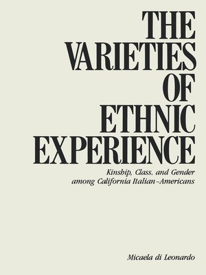 cover image of The Varieties of Ethnic Experience